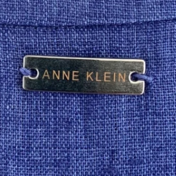 Anne Klein NWT linen women’s large midi dress - Picture 12 of 15